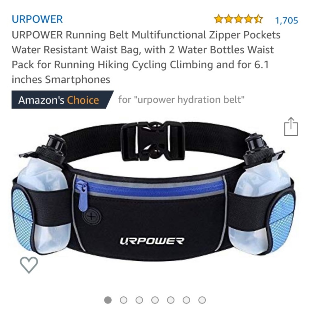 Hydration belt for running